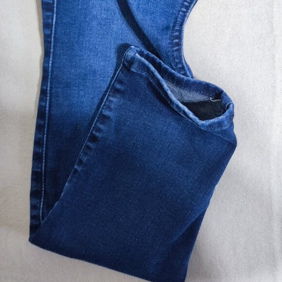 7 For All Mankind jeans women's size 26 ink blue colour skinny mid-rise straight - Picture 9 of 16